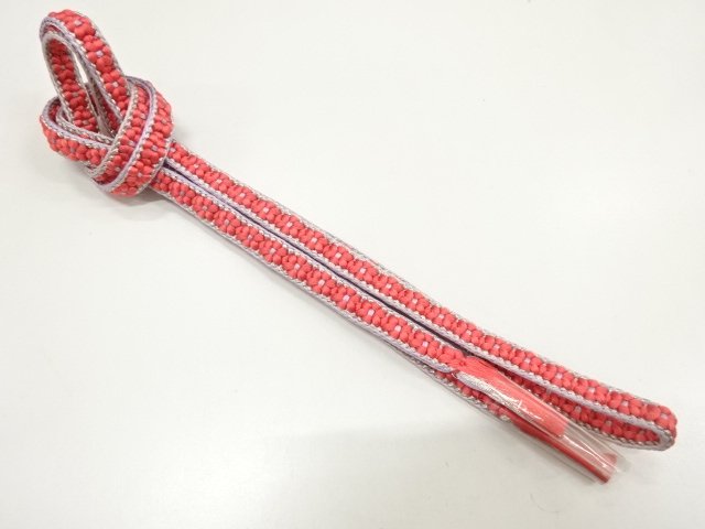 未使用品　正絹　手組帯締め
